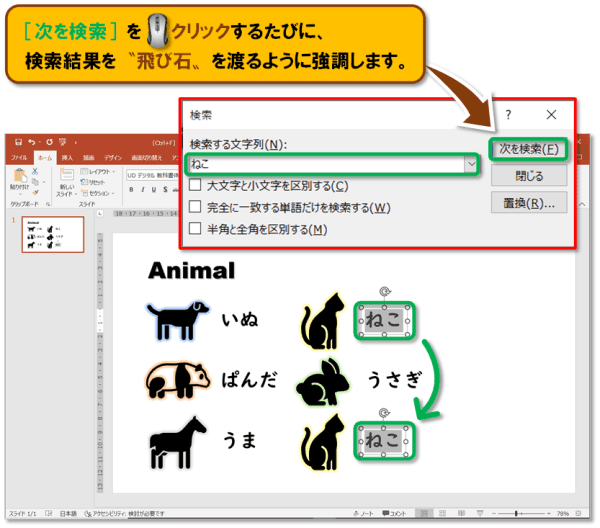 ショートカットキー【Ctrl+F】