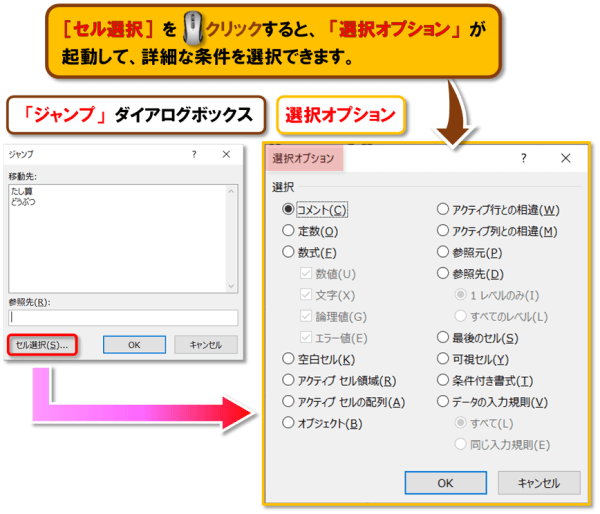 ショートカットキー【Ctrl+G】