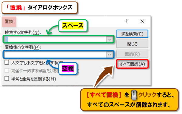 ショートカットキー【Ctrl+H】