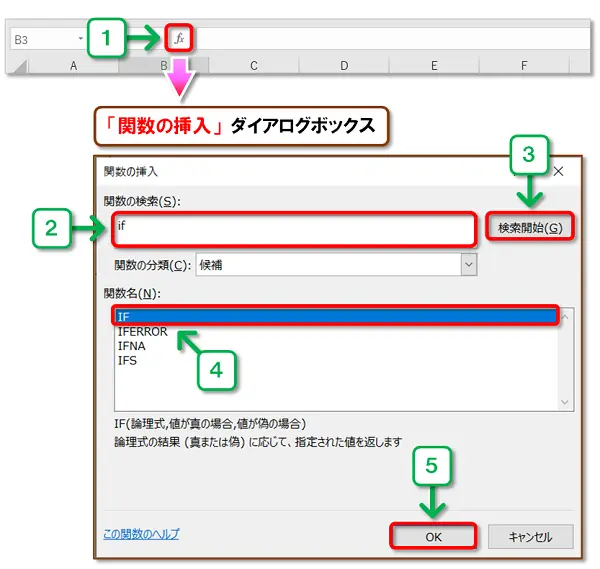 【Excel：IF関数】