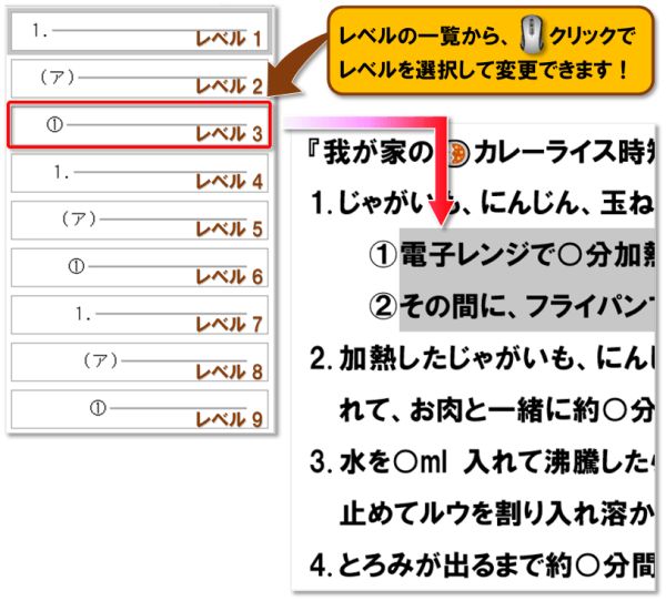 段落番号・基本編