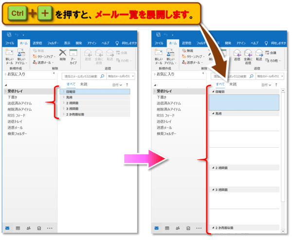 ショートカットキー【Ctrl+記号】