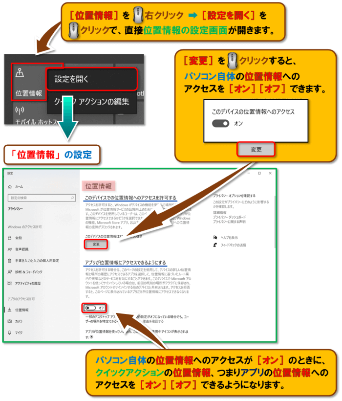 ショートカットキー【Windows ロゴ キー+A】