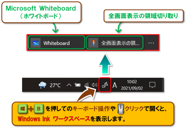 ショートカットキー【Windows ロゴ キー+B】