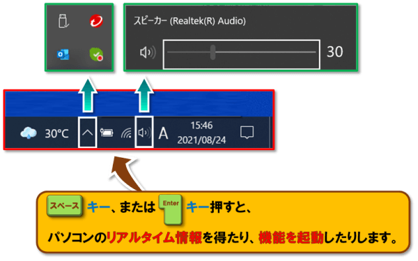 ショートカットキー【Windows ロゴ キー+B】