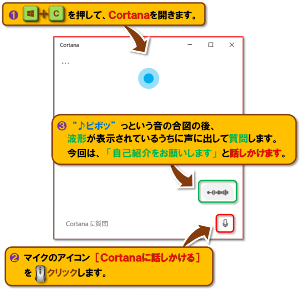 ショートカットキー【Windows ロゴ キー+C】