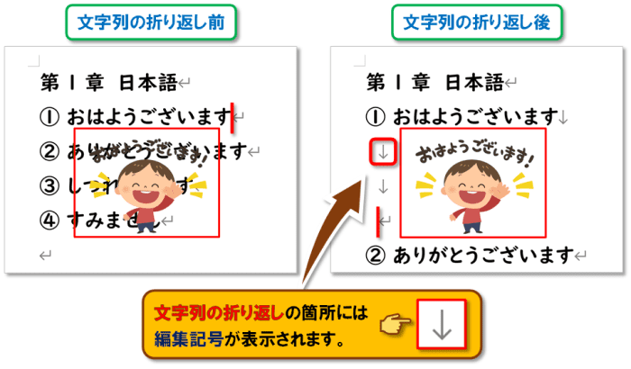 Word ページ区切り・セクション区切り