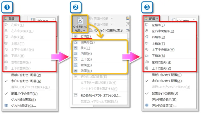 【オブジェクトの配置】