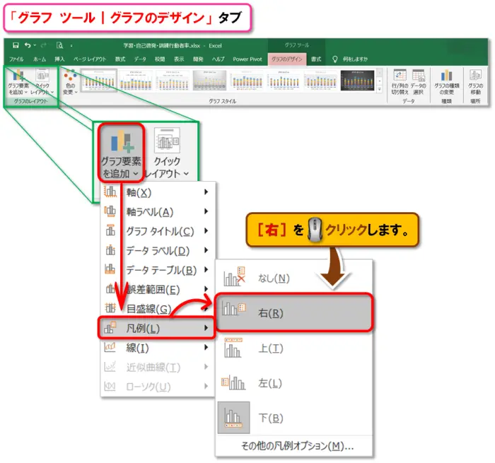 【グラフの作成】